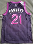 NBA 21 Garnett Timberwolves 2019-20 city Maillot Violet